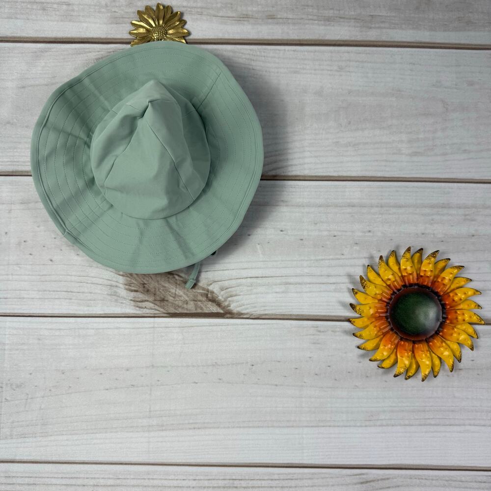 Caden Lane Kids Sun Hat Bucket Hat Sage Green UPF 50 Toddler Baby Size XS‎